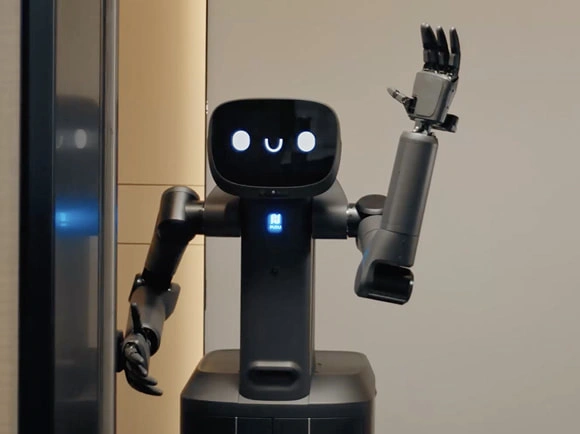 FlashBot Arm winkt mit einer Hand