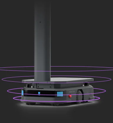 Visualisierung akustischer Warnungen des T300